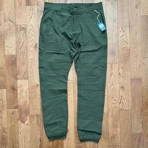 Men's Tentree Destination Jogger size 32 Olive Green NWT
